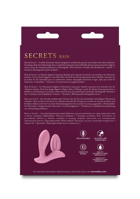Secrets Rain @ NS Noveltie - Happytoys Sexshop: online sex shop for Feeling Happy & Easy 😊 - Discreet geleverd
