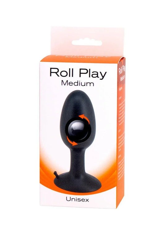 Seven Creations Roll Play Medium Butplug met bewegende bal - Happytoys Sexshop: Toys for Feeling Happy & Easy 😊 - Discreet geleverd