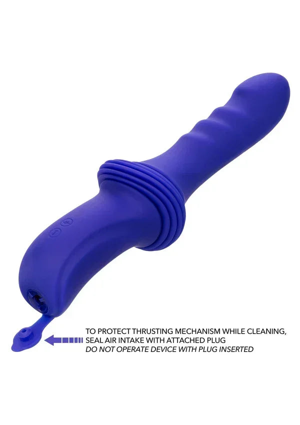 Bestel: Sex Machine Ridged Thruster Purple by CalExotics - bij Happytoys.nl, happytoys.be, Happytoys.ae: erotische sex webshop | liever Happy dan Easy βββββ