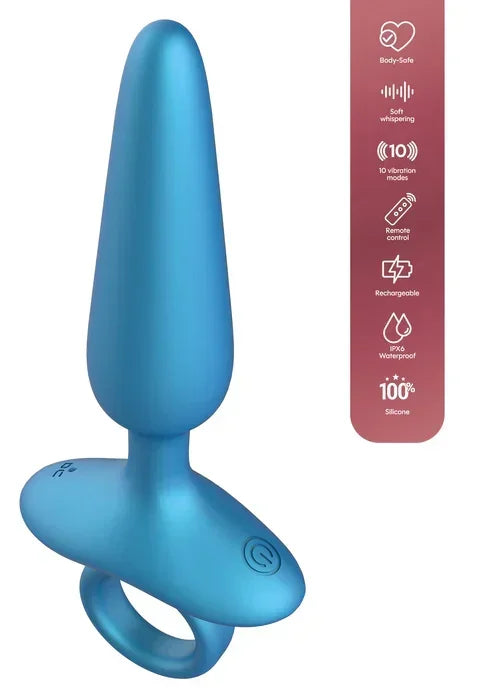 Bestel: Slim Anal Plug Vibrating + Remote by Playhouse - bij Happytoys.nl, happytoys.be, Happytoys.ae: erotische sex webshop | liever Happy dan Easy βββββ