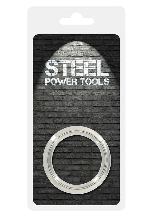 Steel Power Tools Cockring Rvs 8 mm - 40 mm - Happytoys Sexshop: online sex shop for Feeling Happy & Easy 😊 - Discreet geleverd