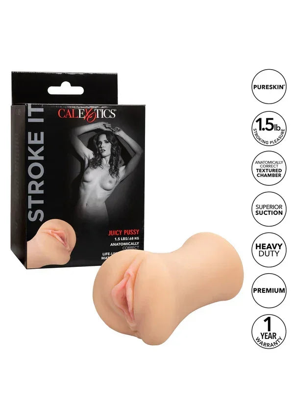 Bestel: Stroke It Juicy Pussy by CalExotics - bij Happytoys.nl, happytoys.be, Happytoys.ae: erotische sex webshop | liever Happy dan Easy ⭐⭐⭐⭐⭐
