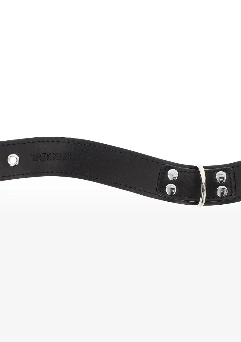Bestel: Bondage Essentials Elegante D - Ring Halsband by Taboom - bij Happytoys.nl, happytoys.be, Happytoys.ae: erotische sex webshop | liever Happy dan Easy ⭐⭐⭐⭐⭐