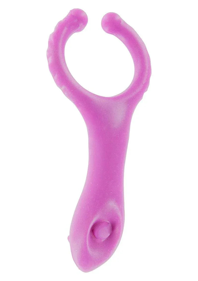 Basics Vibrating Clit-Stim C-Ring by ToyJoy - Happytoys Sexshop: online sex shop for Feeling Happy & Easy 😊 - Discreet geleverd