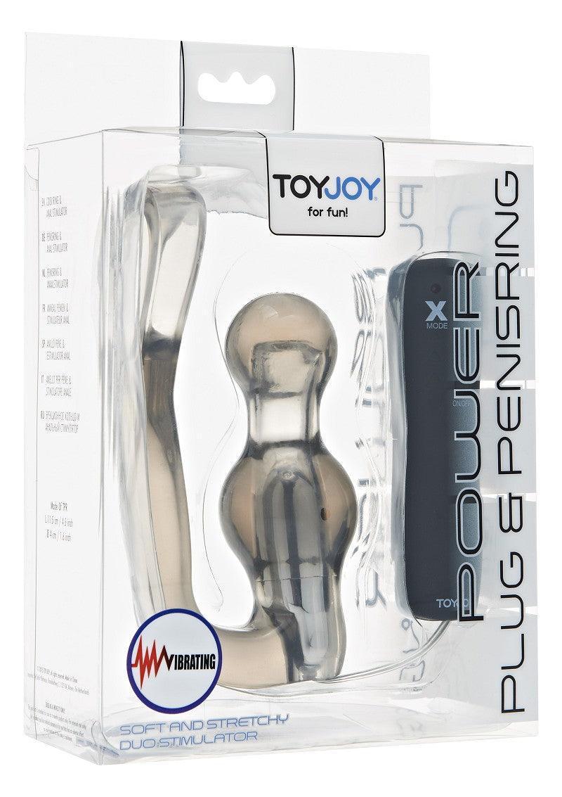 Bestel: Manpower Power Plug & Penisring Vibrating by ToyJoy - bij Happytoys.nl, happytoys.be, Happytoys.ae: erotische sex webshop | liever Happy dan Easy ⭐⭐⭐⭐⭐