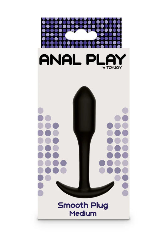 Smooth Analplug / butplug Medium by Toyjoy - Happytoys Sexshop: online sex shop for Feeling Happy & Easy 😊 - Discreet geleverd