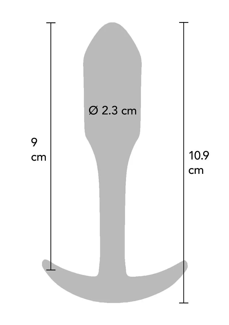 Smooth Analplug / butplug Medium by Toyjoy - Happytoys Sexshop: online sex shop for Feeling Happy & Easy π - Discreet geleverd