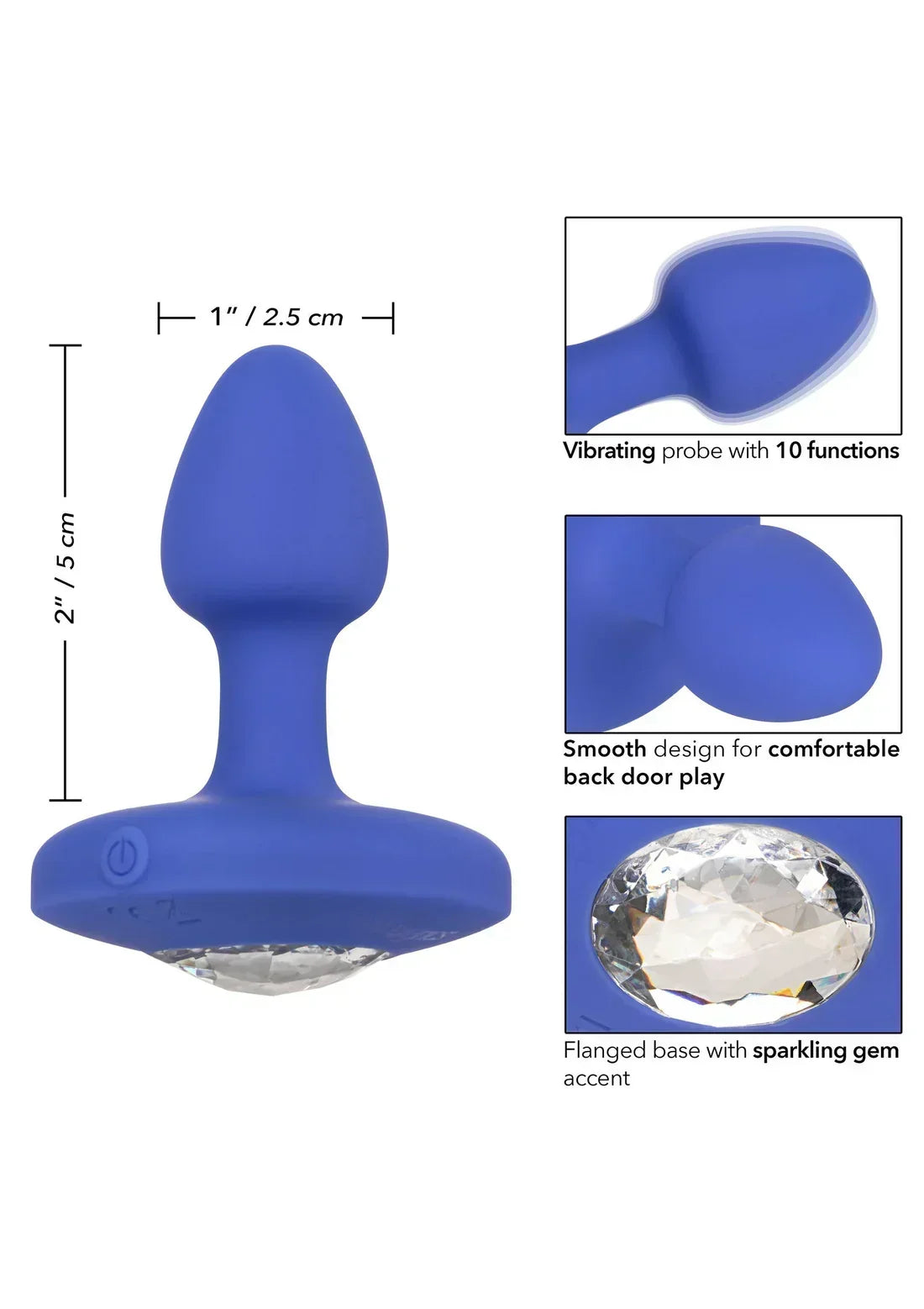 Bestel: Vibrating Probe Small by CalExotics - bij Happytoys.nl, happytoys.be, Happytoys.ae: erotische sex webshop | liever Happy dan Easy βββββ