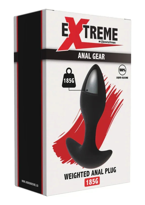 Bestel: Weighted Anal Plug 185g by Hidden Desire - bij Happytoys.nl, happytoys.be, Happytoys.ae: erotische sex webshop | liever Happy dan Easy ⭐⭐⭐⭐⭐