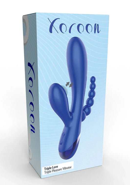 Triple Love Vibrator by Xocoon - Happytoys Sexshop: Toys for Feeling Happy & Easy 😊 - Discreet geleverd