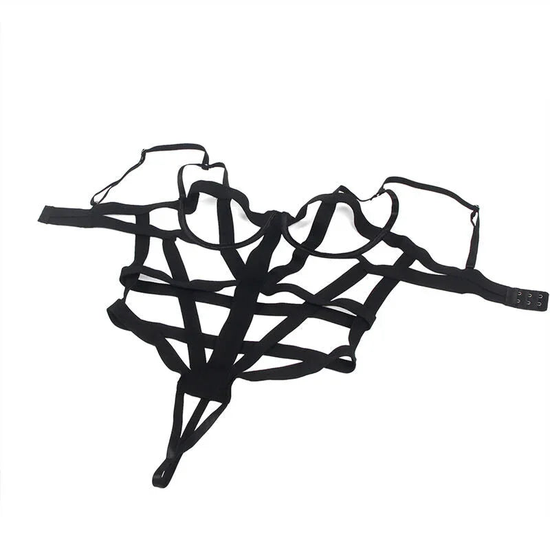 SUBBLIME - SEXY BODY WITH CUTOUTS BLACK S/M - Happytoys Sexshop: online sex shop for Feeling Happy & Easy ๐ - Discreet geleverd