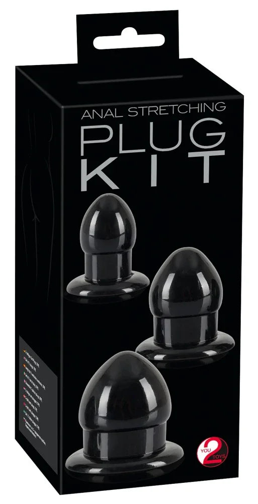 Anal Stretching Plug Kit - Happytoys Sexshop: Toys for Feeling Happy & Easy 😊 - Discreet geleverd