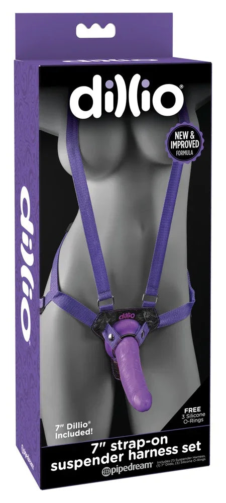 7" strap-on suspender harness set - Happytoys Sexshop: Toys for Feeling Happy & Easy 😊 - Discreet geleverd