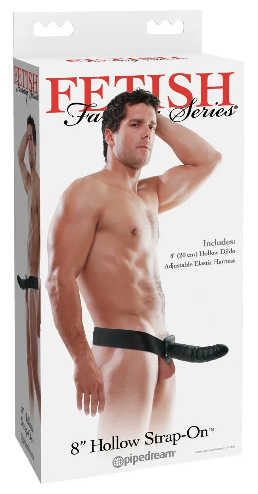 8“ Hollow Strap-on - Happytoys Sexshop: Toys for Feeling Happy & Easy 😊 - Discreet geleverd