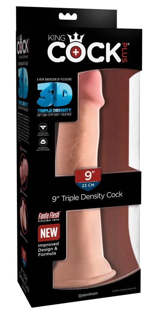 9" Triple Density Cock - Happytoys Sexshop: Toys for Feeling Happy & Easy 😊 - Discreet geleverd