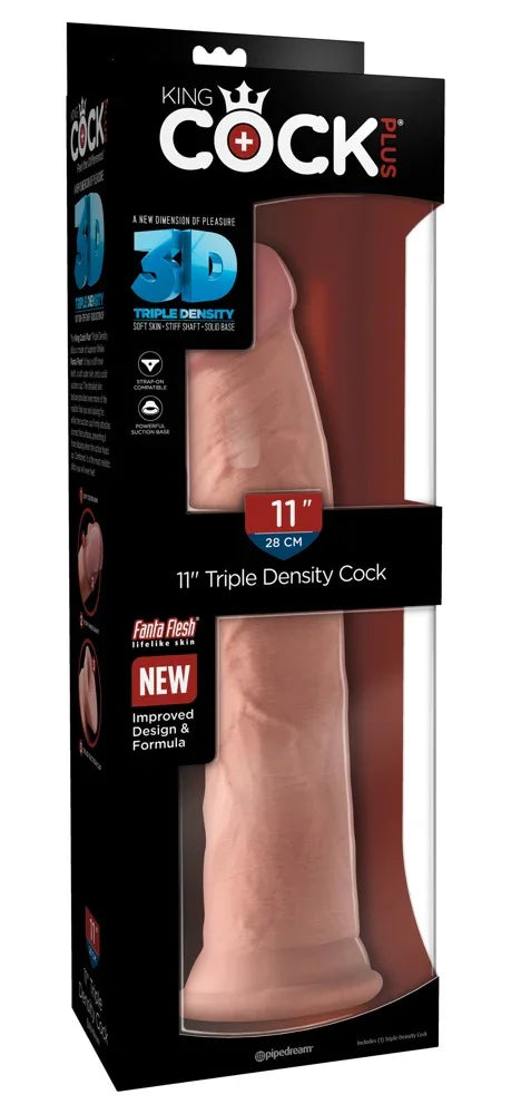 11" Triple Density Cock - Happytoys Sexshop: Toys for Feeling Happy & Easy 😊 - Discreet geleverd