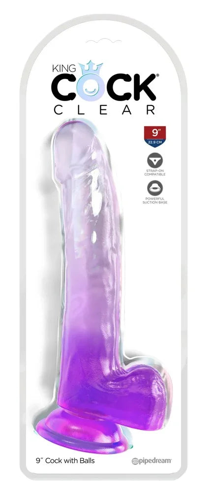 9“ Cock with Balls - Happytoys Sexshop: Toys for Feeling Happy & Easy 😊 - Discreet geleverd