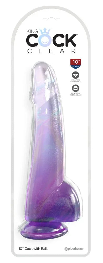 10“ Cock with Balls - Happytoys Sexshop: Toys for Feeling Happy & Easy 😊 - Discreet geleverd