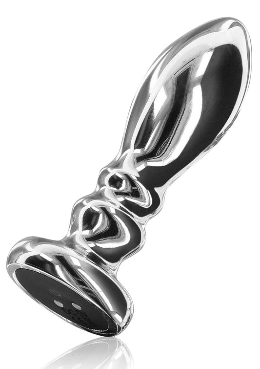 Bestel: The Slider Vibrating Plug Large - bij Happytoys.nl, happytoys.be, Happytoys.ae: erotische sex webshop | liever Happy dan Easy ⭐⭐⭐⭐⭐ - Default Title - 10059 - SILVER