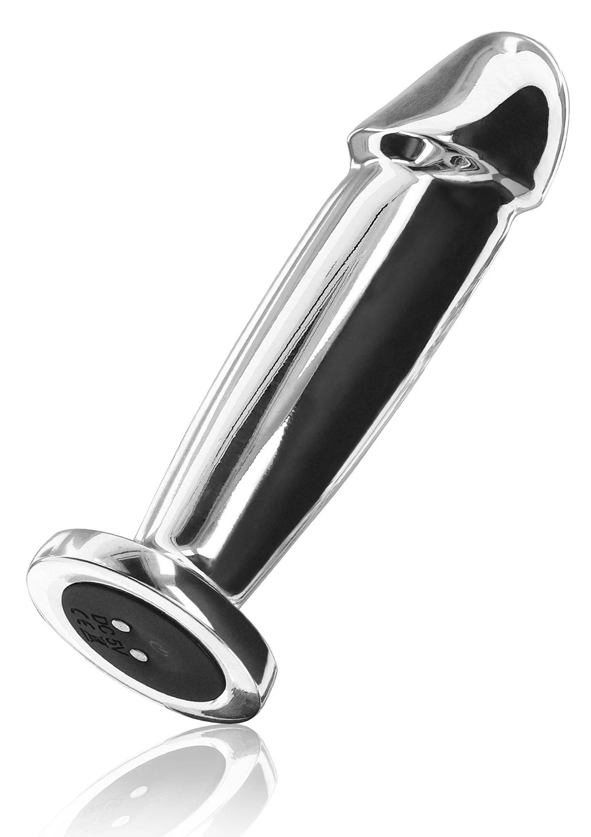 Bestel: Buttocks The Intruder Vibrating Plug Metal Buttplug by ToyJoy - bij Happytoys.nl, happytoys.be, Happytoys.ae: erotische sex webshop | liever Happy dan Easy ⭐⭐⭐⭐⭐ - Default Title - 10060 - SILVER