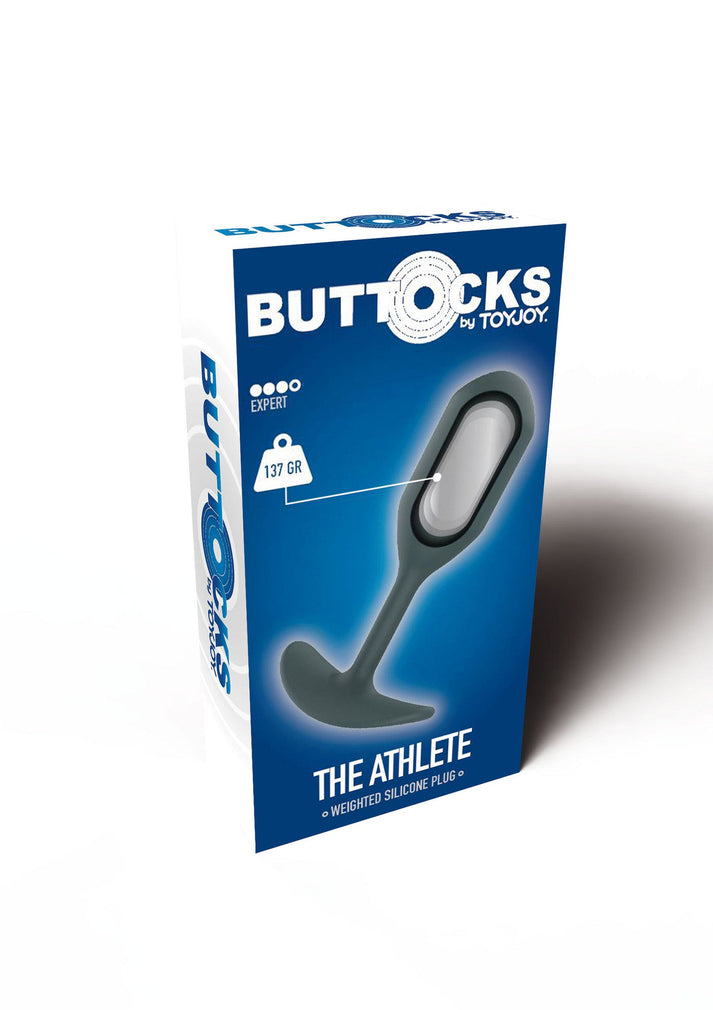 Bestel: The Athlete Weighted Plug by ToyJoy Buttocks - bij Happytoys.nl, happytoys.be, Happytoys.ae: erotische sex webshop | liever Happy dan Easy ⭐⭐⭐⭐⭐