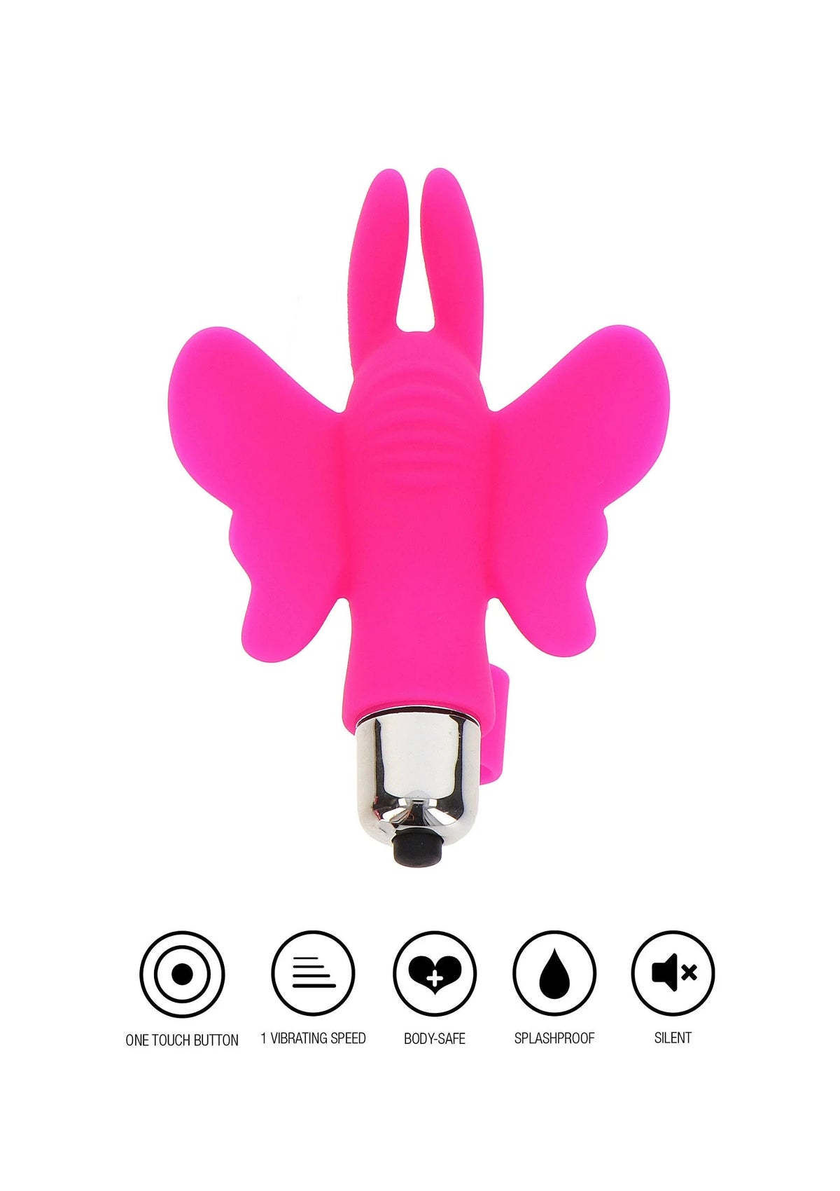 Bestel: Finger Vibe Butterfly Pleaser by ToyJoy - bij Happytoys: de erotische sex webshop | liever Happy dan Easy ⭐⭐⭐⭐⭐