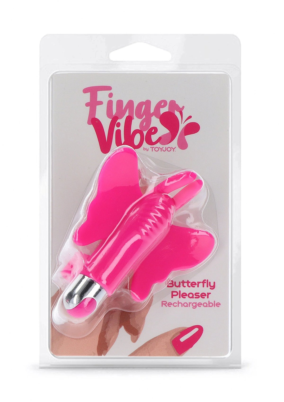 Bestel: Finger Vibe Butterfly Pleaser Rechargeable by ToyJoy - bij Happytoys.nl, happytoys.be, Happytoys.ae: erotische sex webshop | liever Happy dan Easy ⭐⭐⭐⭐⭐