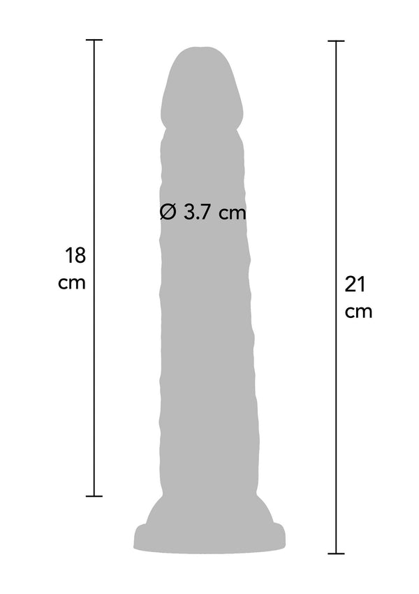 Bestel: Deluxe Dual Density Dong TPE 21 cm by ToyJoy Get Real - bij Happytoys: de erotische sex webshop | liever Happy dan Easy ⭐⭐⭐⭐⭐