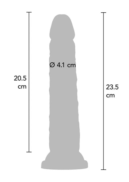 Bestel: Deluxe Dual Density Dong TPE 25.5 cm by ToyJoy Get Real - bij Happytoys: de erotische sex webshop | liever Happy dan Easy ⭐⭐⭐⭐⭐