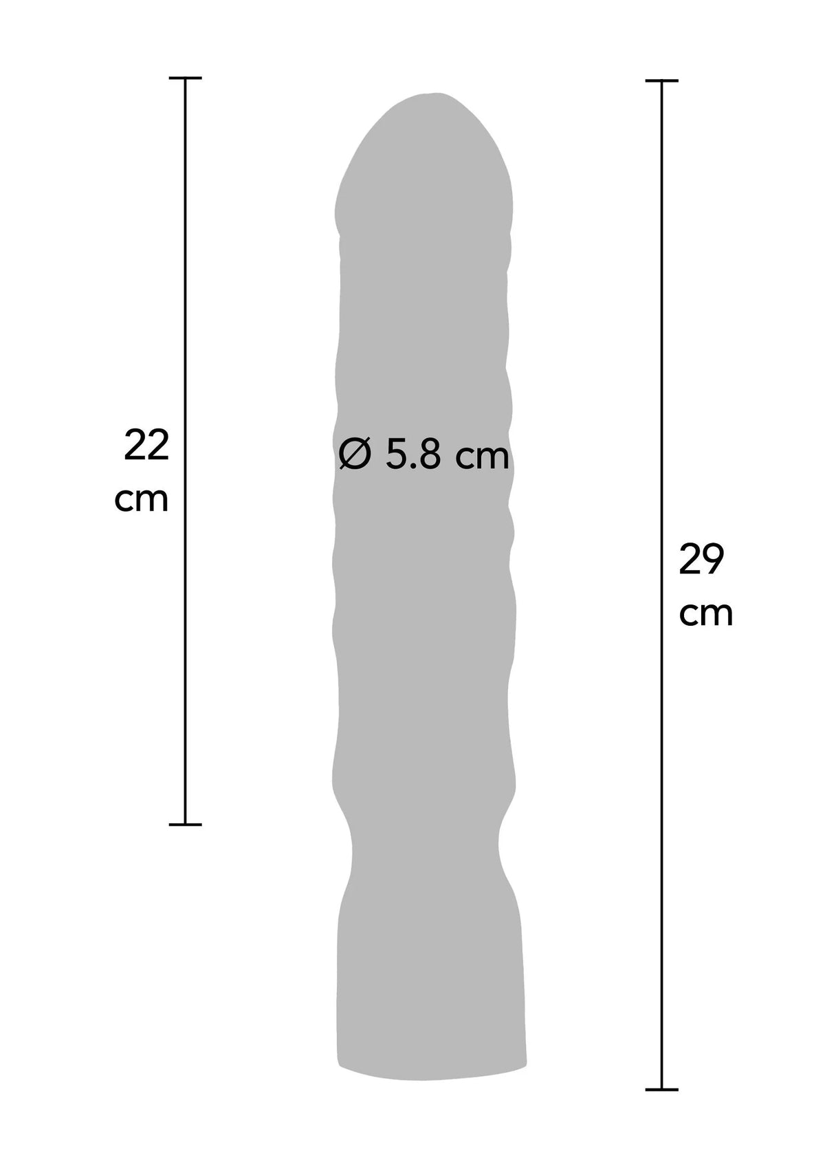 Bestel: Dong Big Boy PVC 29 cm - bij Happytoys.nl, happytoys.be, Happytoys.ae: erotische sex webshop | liever Happy dan Easy ⭐⭐⭐⭐⭐