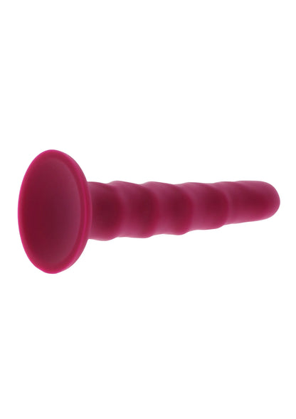 Bestel: Harness Dong Ribbed Silicone 16 cm - bij Happytoys.nl, happytoys.be, Happytoys.ae: erotische sex webshop | liever Happy dan Easy ⭐⭐⭐⭐⭐