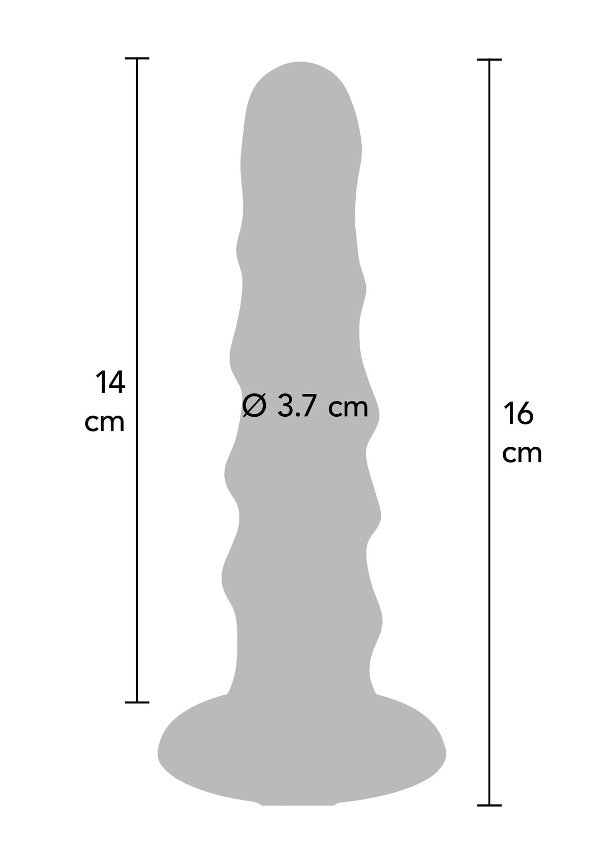 Bestel: Harness Dong Ribbed Silicone 16 cm - bij Happytoys.nl, happytoys.be, Happytoys.ae: erotische sex webshop | liever Happy dan Easy ⭐⭐⭐⭐⭐