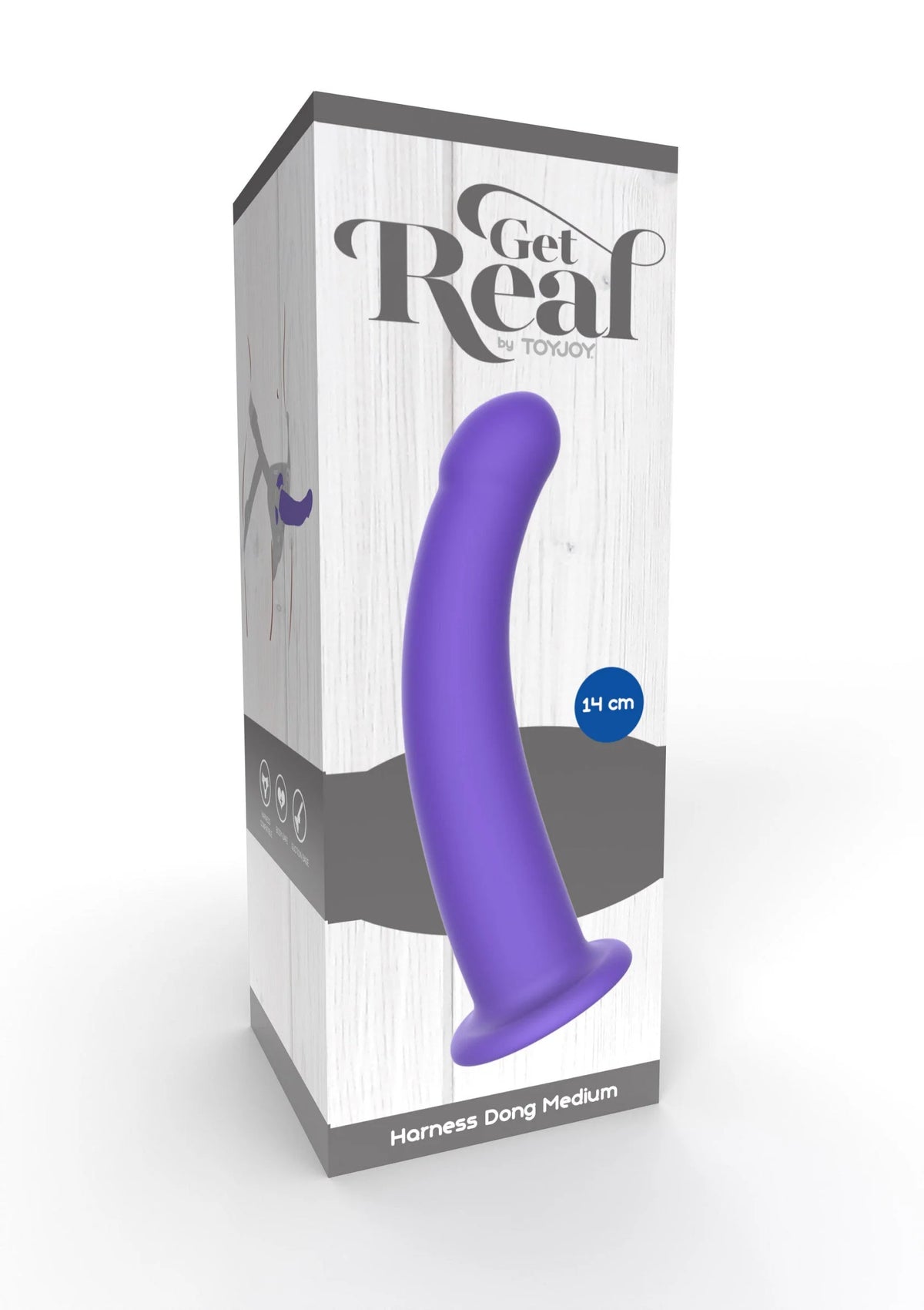 Bestel: Get Real Pegging / Strapon Harness Dong M by ToyJoy - bij Happytoys.nl, happytoys.be, Happytoys.ae: erotische sex webshop | liever Happy dan Easy ⭐⭐⭐⭐⭐