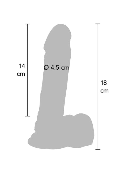 Bestel: Dildo PVC 18 cm Black by ToyJoy - bij Happytoys.nl, happytoys.be, Happytoys.ae: erotische sex webshop | liever Happy dan Easy ⭐⭐⭐⭐⭐