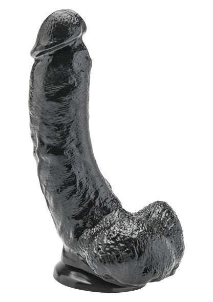 Bestel: Dildo PVC 20.5 cm by ToyJoy - bij Happytoys.nl, happytoys.be, Happytoys.ae: erotische sex webshop | liever Happy dan Easy ⭐⭐⭐⭐⭐ - Zwart - 10167 - BLACK