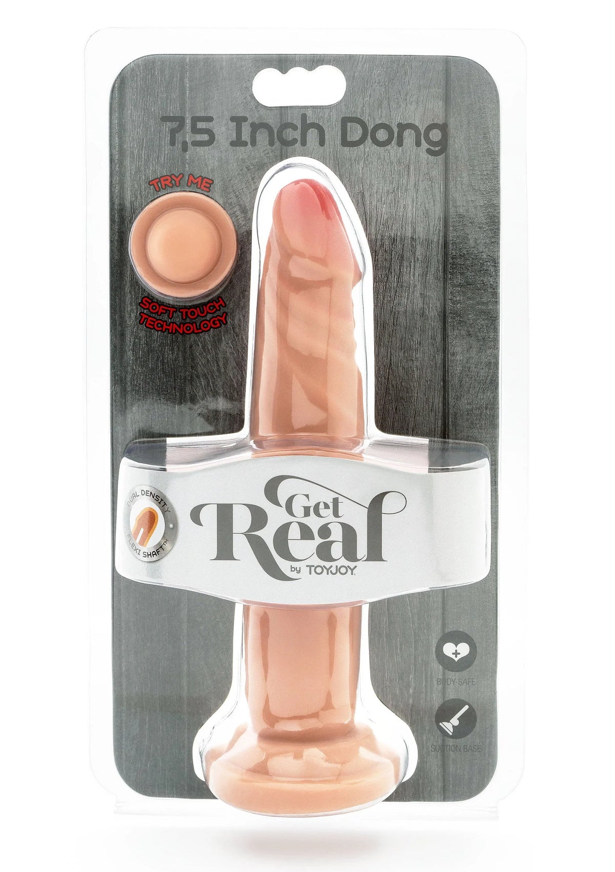 Bestel: Dual Density Dong TPE 19 cm by ToyJoy - bij Happytoys: de erotische sex webshop | liever Happy dan Easy ⭐⭐⭐⭐⭐