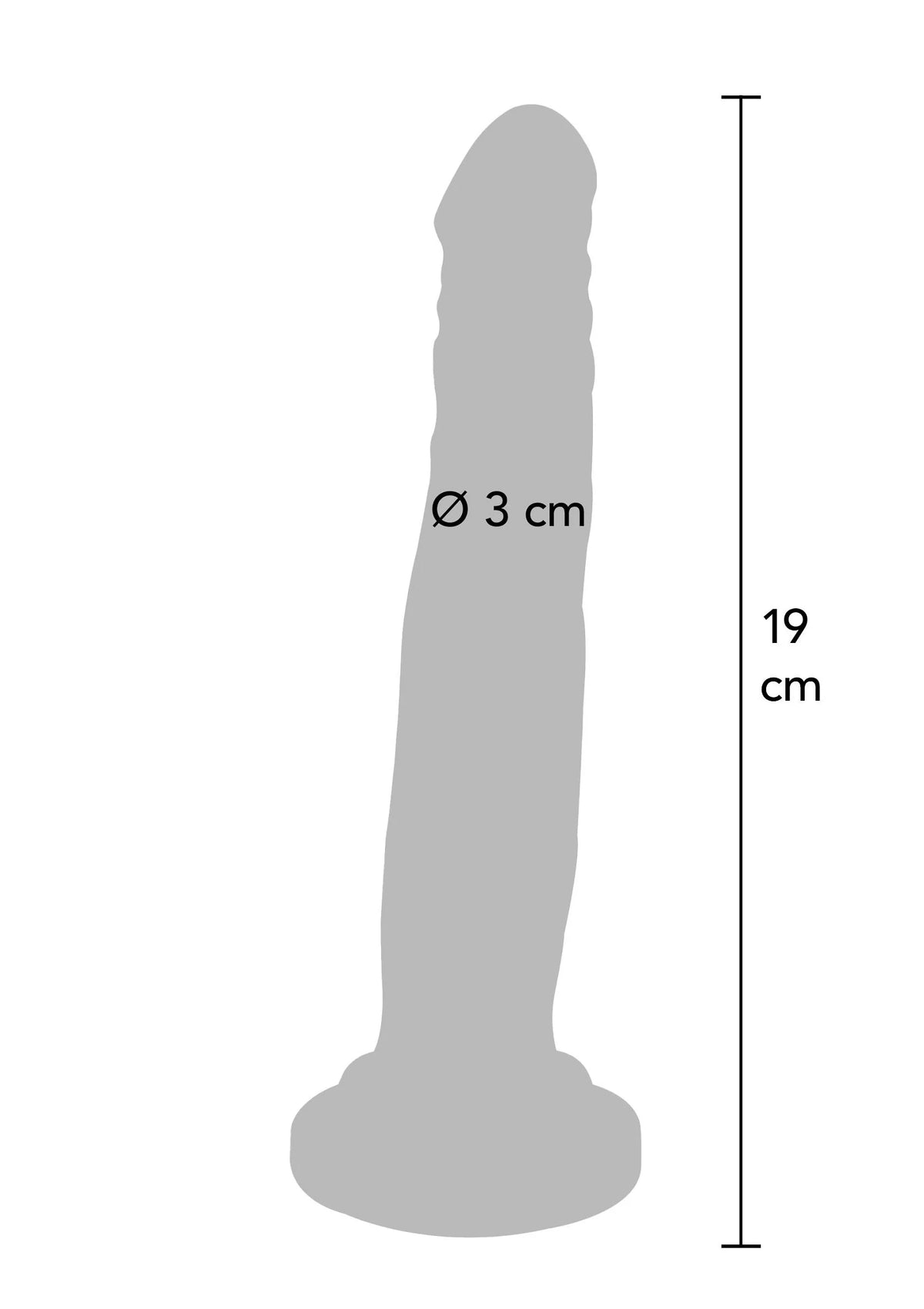 Bestel: Dual Density Dong TPE 19 cm by ToyJoy - bij Happytoys: de erotische sex webshop | liever Happy dan Easy ⭐⭐⭐⭐⭐