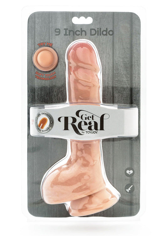 Bestel: Dual Density Dildo TPE 23 cm by ToyJoy Get Real - bij Happytoys: de erotische sex webshop | liever Happy dan Easy ⭐⭐⭐⭐⭐