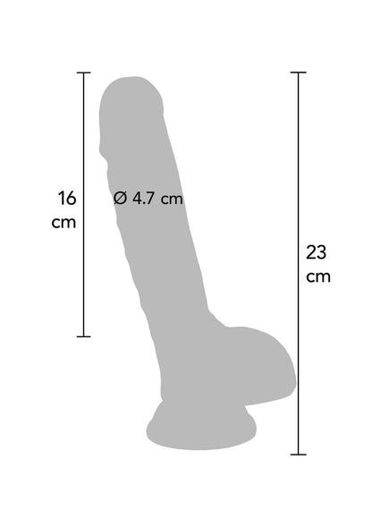 Bestel: Dual Density Dildo TPE 23 cm by ToyJoy Get Real - bij Happytoys: de erotische sex webshop | liever Happy dan Easy ⭐⭐⭐⭐⭐