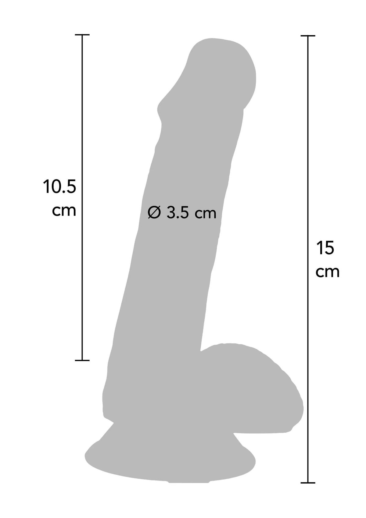 Bestel: Happy Dicks Dildo PVC 15 cm - bij Happytoys.nl, happytoys.be, Happytoys.ae: erotische sex webshop | liever Happy dan Easy ⭐⭐⭐⭐⭐