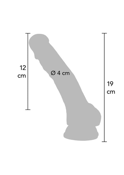 Bestel: Happy Dicks Dildo PVC 19 cm - bij Happytoys.nl, happytoys.be, Happytoys.ae: erotische sex webshop | liever Happy dan Easy ⭐⭐⭐⭐⭐