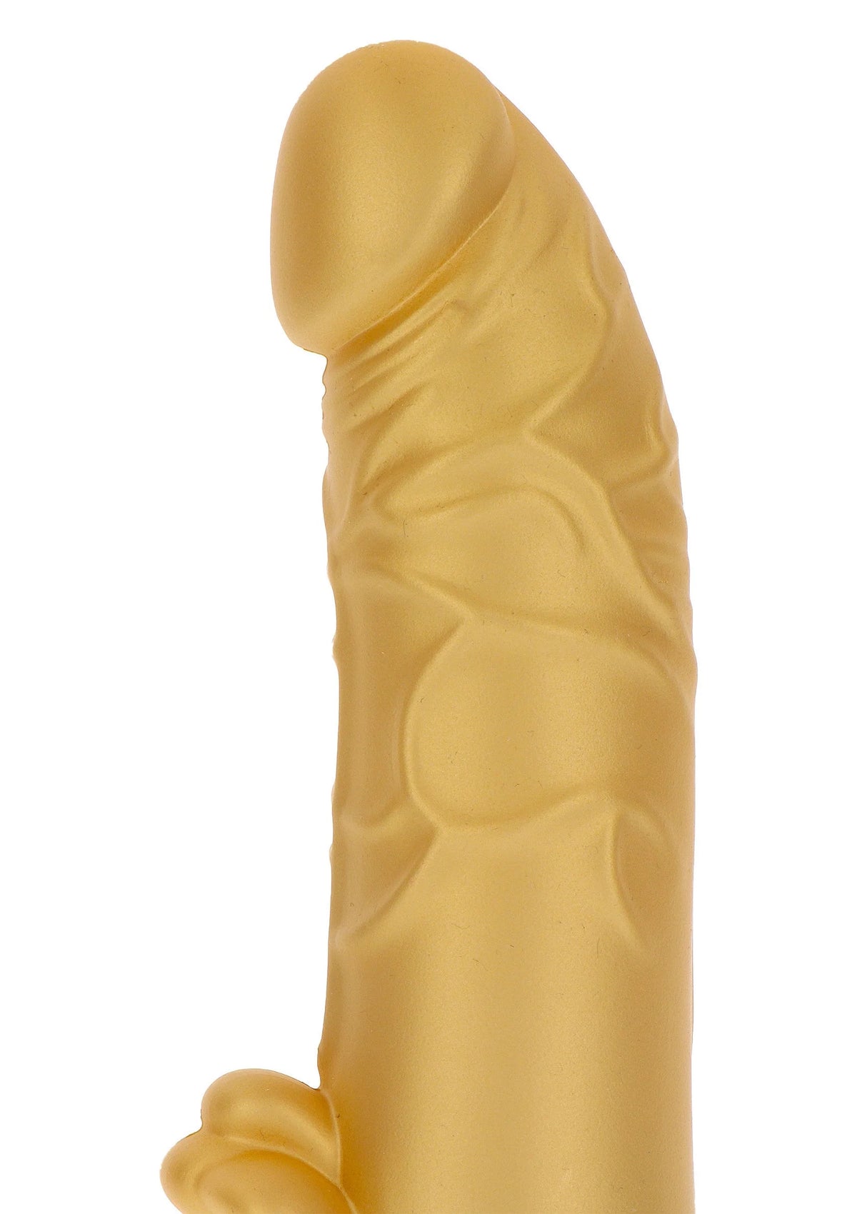Bestel: Gold Dicker Stim Vibrator 22 cm by ToJoy Get Real - bij Happytoys.nl, happytoys.be, Happytoys.ae: erotische sex webshop | liever Happy dan Easy ⭐⭐⭐⭐⭐