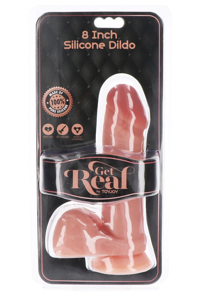 Bestel: Dildo Silicone 20 cm by ToyJoy - bij Happytoys.nl, happytoys.be, Happytoys.ae: erotische sex webshop | liever Happy dan Easy ⭐⭐⭐⭐⭐