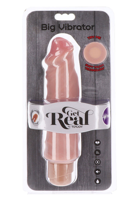Bestel: Dual Density Vibrator TPE 23 cm by ToyJoy Get Real - bij Happytoys: de erotische sex webshop | liever Happy dan Easy ⭐⭐⭐⭐⭐