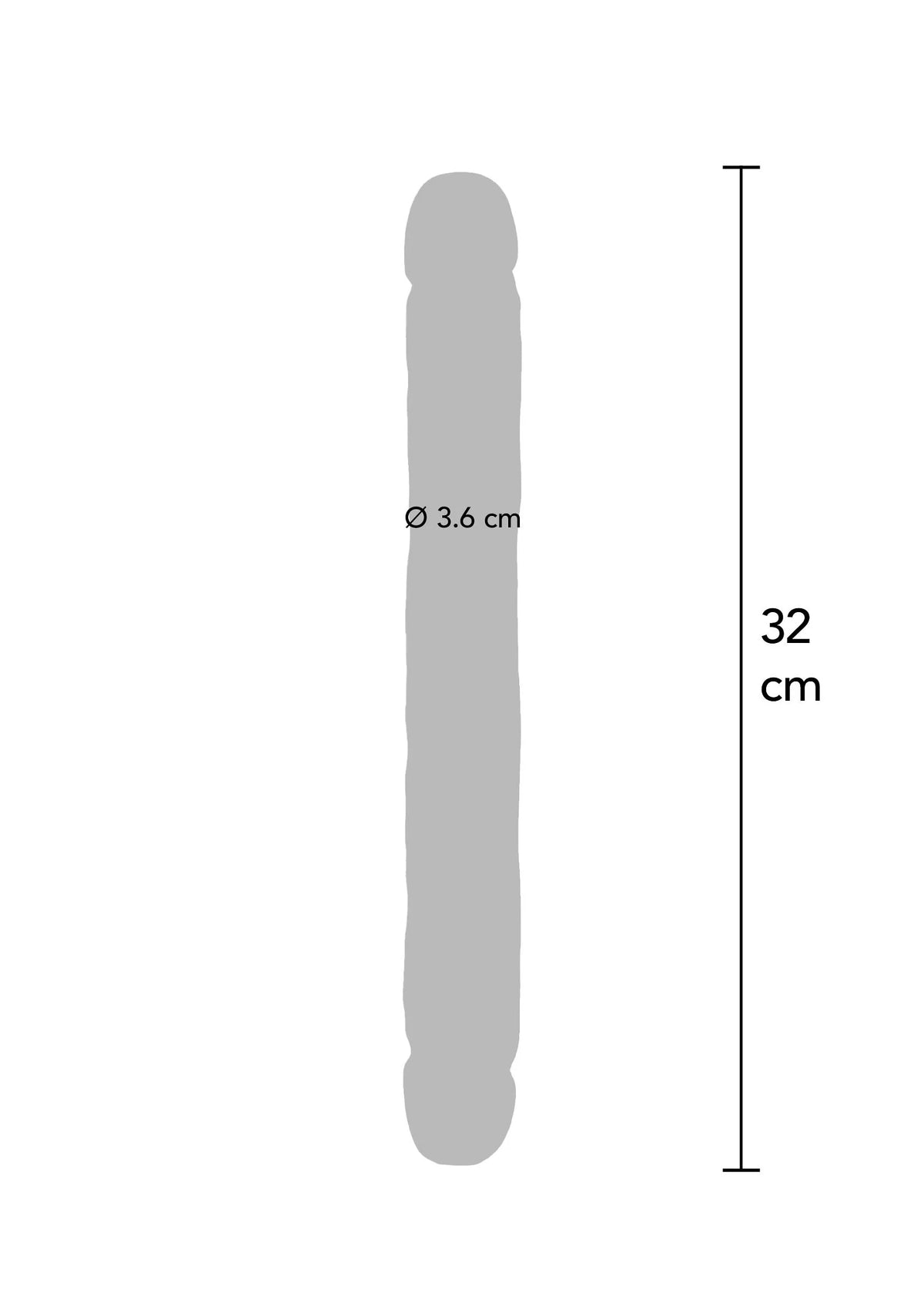 Bestel: Get Real Junior Double Dong 12' by ToyJoy - bij Happytoys: de erotische sex webshop | liever Happy dan Easy ⭐⭐⭐⭐⭐