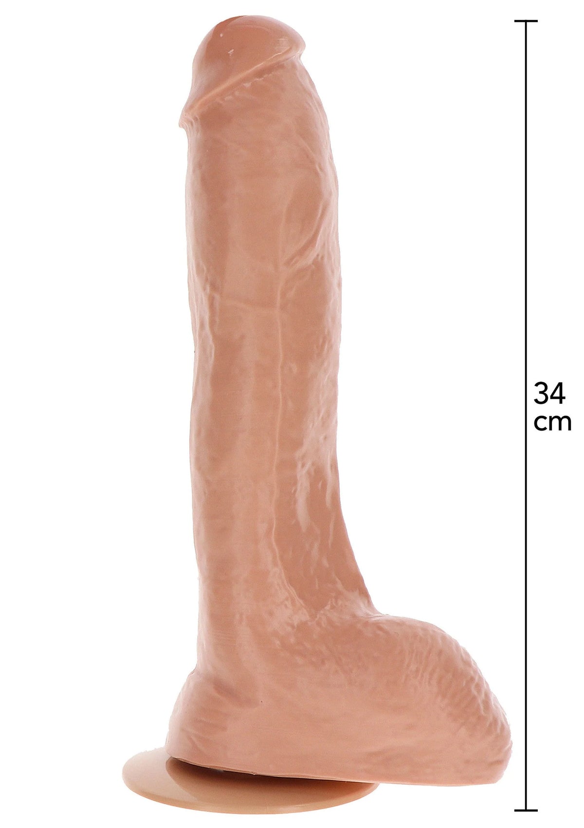 Bestel: Extreme XXXL Dildo PVC 34 cm by ToyJoy - bij Happytoys.nl, happytoys.be, Happytoys.ae: erotische sex webshop | liever Happy dan Easy ⭐⭐⭐⭐⭐ - Default Title - 10208 - SKIN