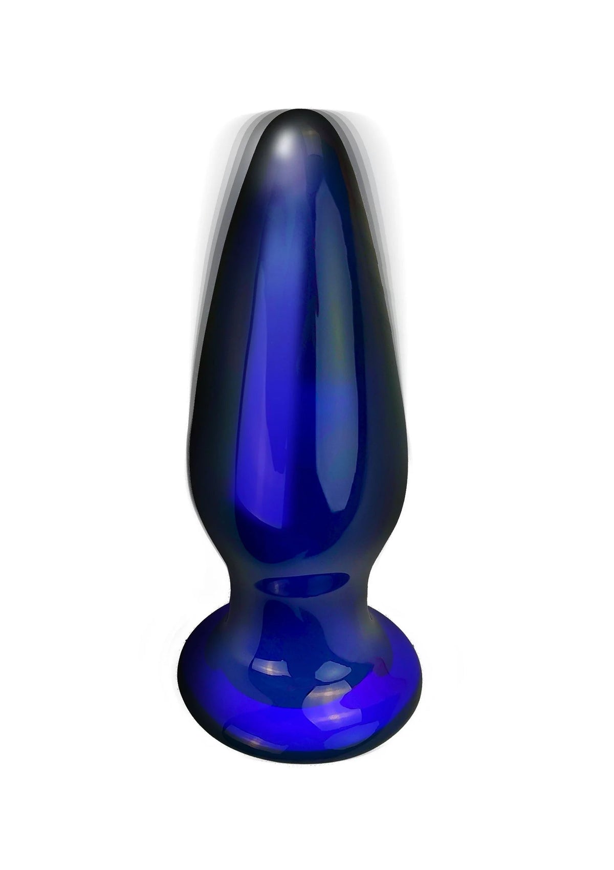 Bestel: Shining Vibrating Glass Plug - bij Happytoys.nl, happytoys.be, Happytoys.ae: erotische sex webshop | liever Happy dan Easy ⭐⭐⭐⭐⭐ - Default Title - 10216 - BLUE