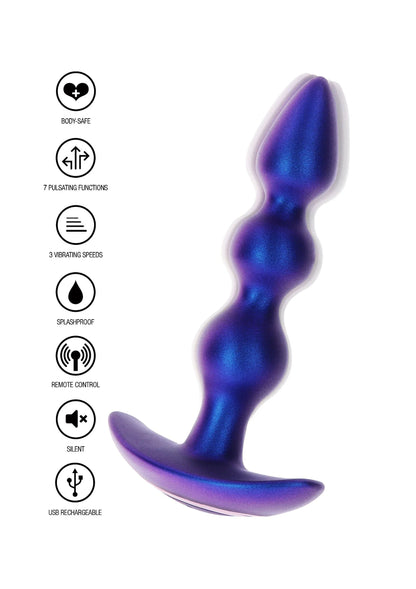 Bestel: The Bold Beaded Vibrating Anal Plug - bij Happytoys.nl, happytoys.be, Happytoys.ae: erotische sex webshop | liever Happy dan Easy ⭐⭐⭐⭐⭐