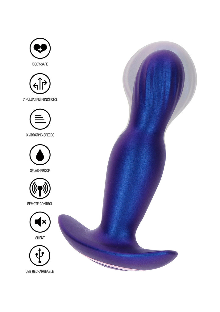 Bestel: The Stout Inflating Vibrating Plug by ToyJoy Buttocks - bij Happytoys: de erotische sex webshop | liever Happy dan Easy ⭐⭐⭐⭐⭐
