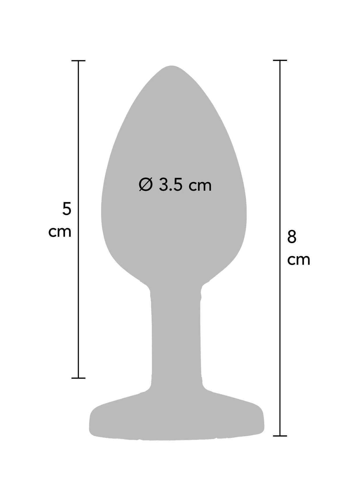 Bestel: Diamond Booty Jewel Medium by ToyJoy - bij Happytoys.nl, happytoys.be, Happytoys.ae: erotische sex webshop | liever Happy dan Easy ⭐⭐⭐⭐⭐